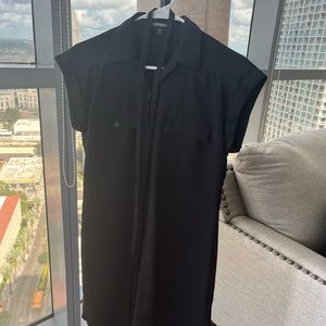 Express Shirt Dress with Belt Small